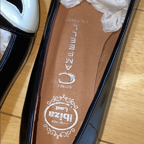 NIB JEFFREY CAMPBELL MASQUE BLACK PATENT SHOES - Picture 5 of 12